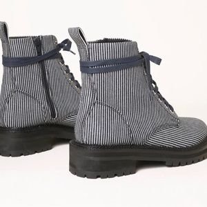 Charlotte Stone Warren Combat Boots like new condition.